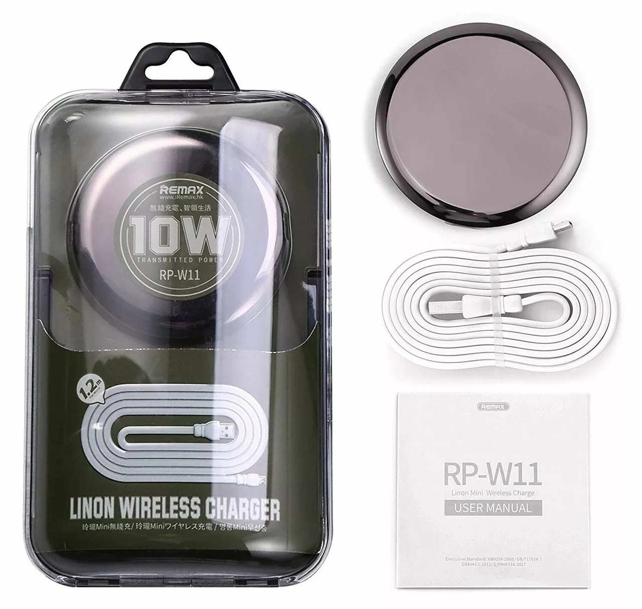 Беспроводное (индукционное) зарядное устройство Remax RP-W11 2a wireless charger Silver (RP-W11-SILVER) - фото 3