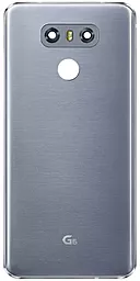 Задня кришка корпусу LG G6 H870 / G6 H871 / G6 H872 / G6 H873 / G6 LS993 зі склом камери Ice Platinum - фото Задня кришка корпусу LG G6 H870 / G6 H871 / G6 H872 / G6 H873 / G6 LS993 зі склом камери Ice Platinum