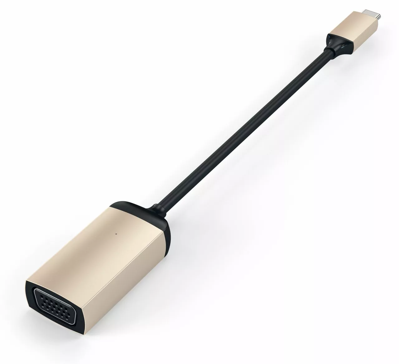 Видео переходник (адаптер) Type-C VGA Adapter Gold (ST-TCVGAG) Satechi - фото 3