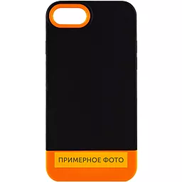 Чохол Epik TPU+PC Bichromatic для Apple iPhone 7, iPhone 8, iPhone SE (2020) (4.7") Black / Orange