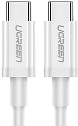 Кабель Ugreen US264 ABS Cover USB Type-C - Type-C 60w 3a 0.5м PD cable White (60517) - фото Кабель Ugreen US264 ABS Cover USB Type-C - Type-C 60w 3a 0.5м PD cable White (60517)