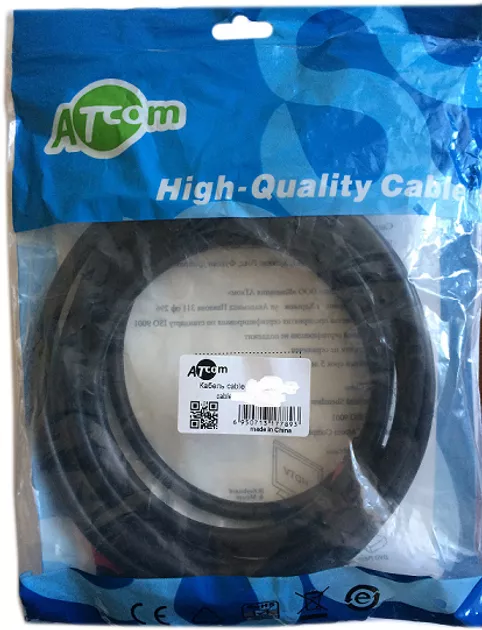 Відеокабель HDMI to HDMI 2.0m (17391) Atcom - фото 4
