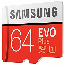 Карта пам'яті Samsung microSDXC 64GB Evo Plus Class 10 UHS-I U1 + SD-адаптер (MB-MC64HA/RU) - мініатюра 5