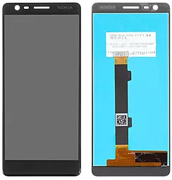 Дисплей Nokia 3.1 Dual Sim (TA-1057, TA-1063) + Touchscreen (original) Black