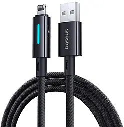 Кабель Baseus Lit USB-A - Lightning 12w 2.4a 2м cable Black (P10379003121-01) - фото Кабель Baseus Lit USB-A - Lightning 12w 2.4a 2м cable Black (P10379003121-01)