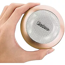 Колонки акустические Yoobao Bluetooth Mini Speaker YBL-201 Gold - миниатюра 3
