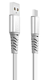Кабель XO NB154 USB-A - micro USB 10w 1м cable White/gray - фото Кабель XO NB154 USB-A - micro USB 10w 1м cable White/gray