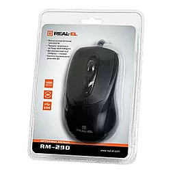 Комп'ютерна мишка REAL-EL RM-290 (EL123200011) Black - мініатюра 4
