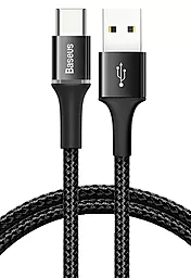 Кабель Baseus Halo USB-A - Type-C 10w 2м cable Black (CATGH-C01) - фото Кабель Baseus Halo USB-A - Type-C 10w 2м cable Black (CATGH-C01)