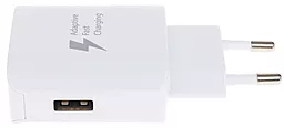 Сетевое зарядное устройство с быстрой зарядкой Samsung 2A + Type-C Cable (Fast Charging) White (EP-TA20EWECGRU) - миниатюра 2