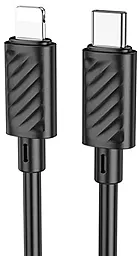 Кабель Hoco X88 Gratified USB Type-C - Lightning 20w 3a 1м PD сable Black