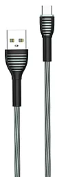 Кабель ColorWay USB-A - Type-C 15w 3a 1м cable Grey (CW-CBUC041-GR) - фото Кабель ColorWay USB-A - Type-C 15w 3a 1м cable Grey (CW-CBUC041-GR)