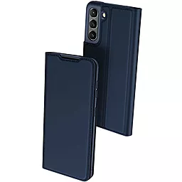 Чехол Dux Ducis с карманом визиток Samsung G990 Galaxy S21 FE 5G Blue