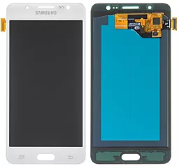 Дисплей Samsung Galaxy J5 J510 2016 з тачскріном, (OLED), White
