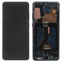 Дисплей Samsung Galaxy S20 Plus G985, S20 Plus 5G G986 з тачскріном і рамкою, оригінал, Black