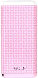 Повербанк GOLF D200 20000mAh Pink - фото Повербанк GOLF D200 20000mAh Pink