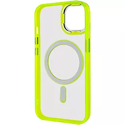 Чохол Epik Iris with MagSafe для Apple iPhone 12 Pro Max Yellow - мініатюра 4