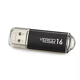 Флешка Verico USB 16Gb Wanderer (1UDOV-M4BKG3-NN) Black - фото Флешка Verico USB 16Gb Wanderer (1UDOV-M4BKG3-NN) Black