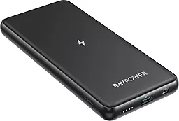 Повербанк RavPower Power Bank 10000mAh Wireless Charger Black (RP-PB084) - фото Повербанк RavPower Power Bank 10000mAh Wireless Charger Black (RP-PB084)