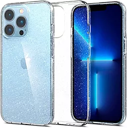 Чехол Spigen Liquid Crystal Glitter Apple iPhone 13 Pro Max Crystal Quartz (ACS03198)