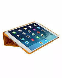 Чехол для планшета JisonCase Microfiber quilted leather case for iPad Air Yellow [JS-ID5-02H80] - миниатюра 3