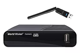 Комплект цифрового ТВ World Vision T624M3 + Wi-Fi Адаптер