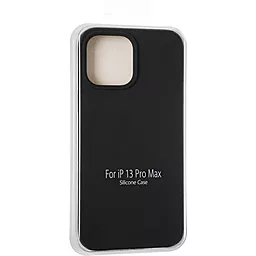 Чохол 1TOUCH Original Full Soft Case for iPhone 13 Pro Max Black (Without logo) - мініатюра 4