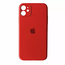 Чехол Silicone Case Full Camera for Apple iPhone 11 Red