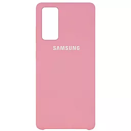 Чехол Epik Silicone Cover (AAA) Samsung G780 Galaxy S20 FE Light pink