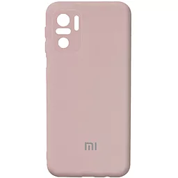 Чехол Epik Silicone Cover Full Camera  для Xiaomi Redmi Note 10, Note 10s, Poco M5s Розовый / Pink Sand