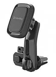 Держатель магнитный ColorWay Air Vent-3 Black - фото Держатель магнитный ColorWay Air Vent-3 Black
