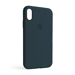 Чехол Silicone Case Full для Apple iPhone XR Cosmos Blue