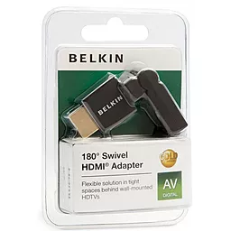 Видео переходник (адаптер) Belkin HDMI AM to HDMI AF (F3Y039bt) - миниатюра 2