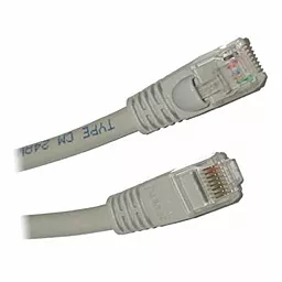 Патч-корд RJ-45 1м EvroMedia Cat. 5e FTP CU серый (PC-FTP-1M)