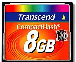 Карта памяти Transcend Compact Flash 8GB 133x (TS8GCF133)