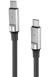 Кабель XO NB-Q252B USB Type-C - Type-C 60w 3a 1м PD cable Black - фото Кабель XO NB-Q252B USB Type-C - Type-C 60w 3a 1м PD cable Black
