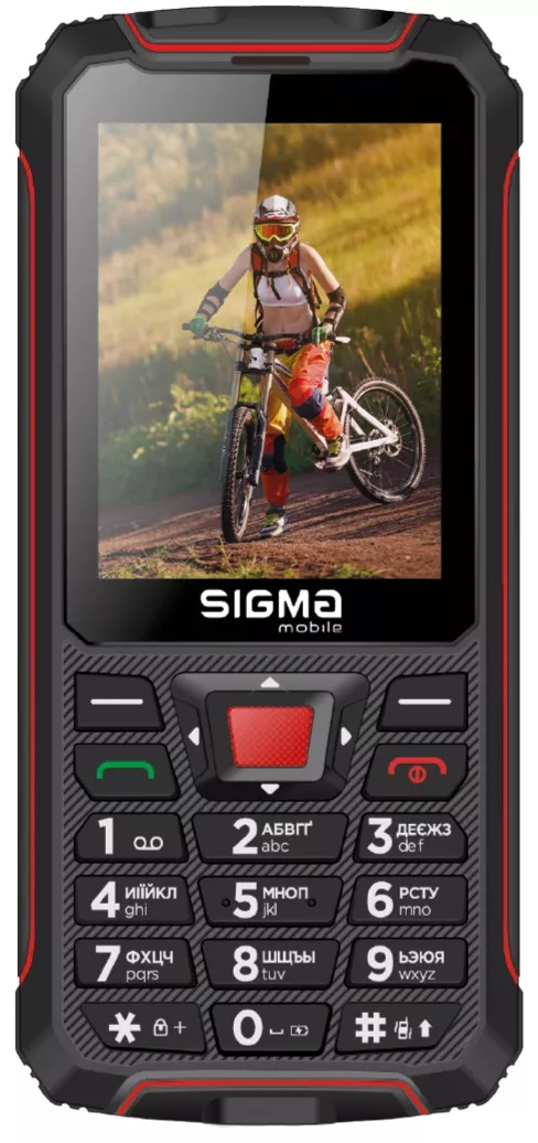 Мобільний телефон Sigma mobile X-treme PR68 Black-Red - фото 1