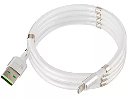 Кабель Krazi Super KZ-UC001i USB-A - Lightning 12w 2.4a 1м cable White - миниатюра 2 Кабель Krazi Super KZ-UC001i USB-A - Lightning 12w 2.4a 1м cable White - миниатюра 2