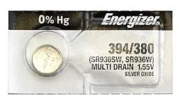 Батарейки Energizer SR936SW / 394 / 380 Silver Oxide 1шт - фото Батарейки Energizer SR936SW / 394 / 380 Silver Oxide 1шт