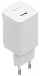 Сетевое зарядное устройство с быстрой зарядкой Baseus 24w QC3.0 home charger white (CCALL-BX02) - фото Сетевое зарядное устройство с быстрой зарядкой Baseus 24w QC3.0 home charger white (CCALL-BX02)