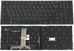 Клавиатура для ноутбука Lenovo Legion Y540-15 с подсветкой клавиш white bezzel без рамки Original Black
