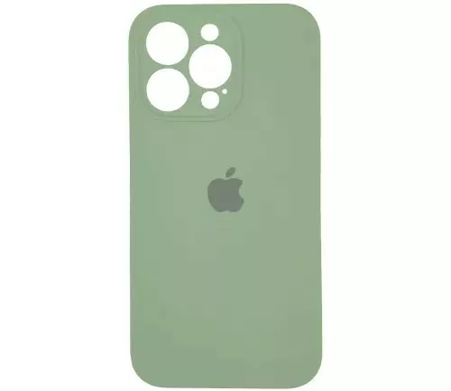 Чехол Silicone Case Full Camera для Apple iPhone 13 Pro fresh green - фото 1
