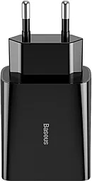Мережевий зарядний пристрій з швидкою зарядкою Baseus Speed Mini Quick Charger 18W Black (CCFS-W01)
