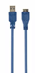 Кабель USB Cablexpert 3m micro USB 3.0 Cable Blue (CCP-mUSB3-AMBM-10) - фото Кабель USB Cablexpert 3m micro USB 3.0 Cable Blue (CCP-mUSB3-AMBM-10)