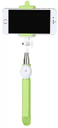 Моноподы, селфи-палки Remax Selfie Stick RP-P3 Green - фото Моноподы, селфи-палки Remax Selfie Stick RP-P3 Green