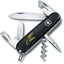 Мультитул Victorinox Spartan Ukraine (1.3603.3_T1330u) Black Колосья пшеницы желтые - фото Мультитул Victorinox Spartan Ukraine (1.3603.3_T1330u) Black Колосья пшеницы желтые