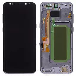 Дисплей Samsung Galaxy S8 Plus G955 з тачскріном і рамкою, (OLED), Grey