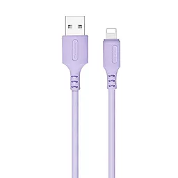 Кабель USB ColorWay USB to Lightning 2.4А Purple (CW-CBUL044-PU)