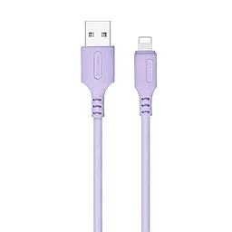 Кабель ColorWay USB-A - Lightning 12w 2.4a 1м cable Purple (CW-CBUL044-PU) - фото Кабель ColorWay USB-A - Lightning 12w 2.4a 1м cable Purple (CW-CBUL044-PU)