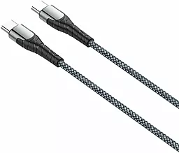 Кабель ColorWay USB Type-C - Type-C 65w 3.25a 2м PD cable Gray (CW-CBPDCC039-GR) - фото Кабель ColorWay USB Type-C - Type-C 65w 3.25a 2м PD cable Gray (CW-CBPDCC039-GR)